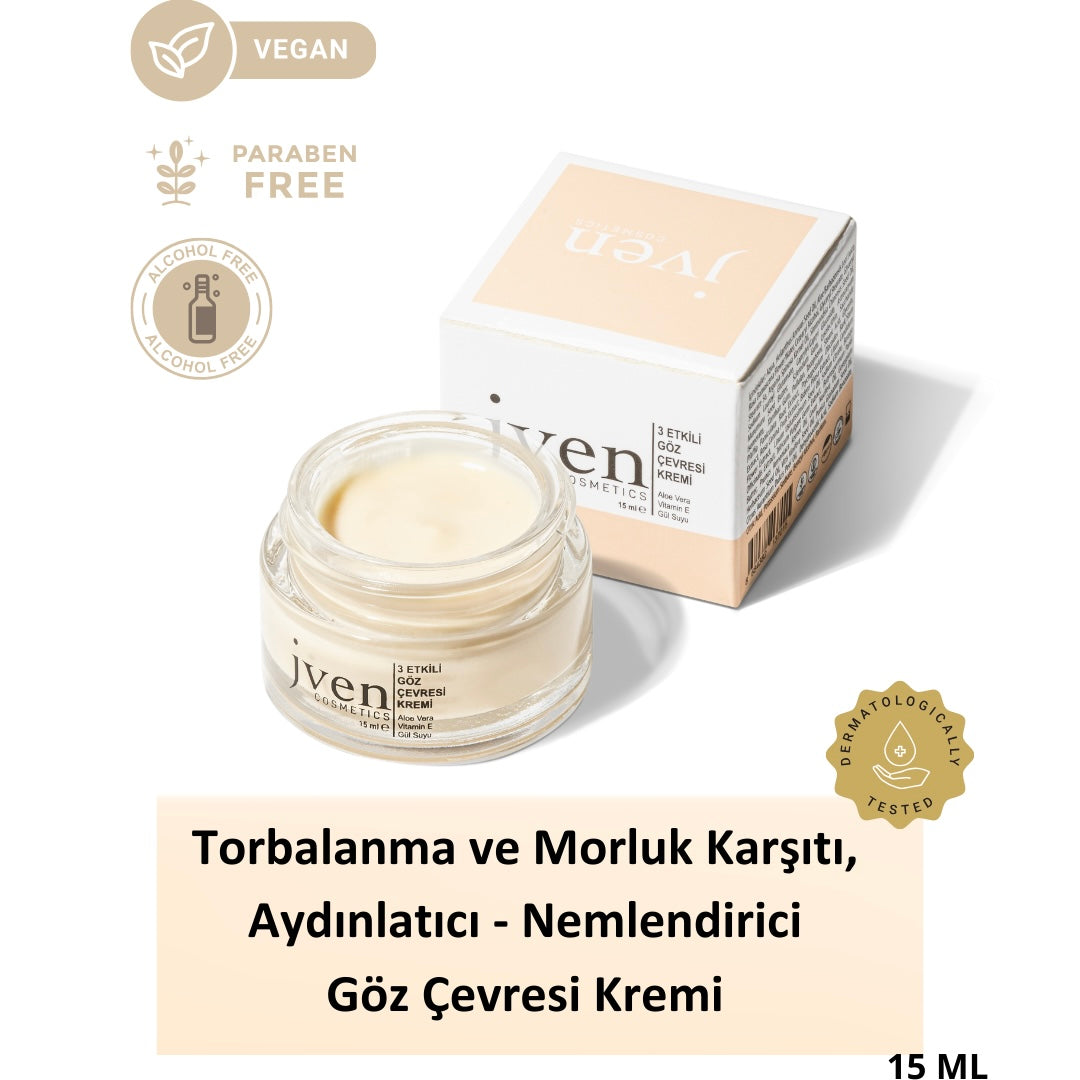 jven cosmetics - 3 Etkili Göz Çevresi Kremi